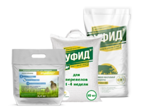 Для перепелов возрастом 1-4 недели